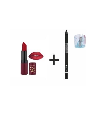 Golden Rose Matte Lipstick - Velvet Matte Lipstick No:35 - Buy Online on GoSupps.com