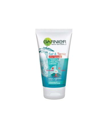 Garnier Mineral Spotless Protection Roll-on + Pure&Clean 3-in-1 Cleansing Peeling Mask - Buy Online on GoSupps.com