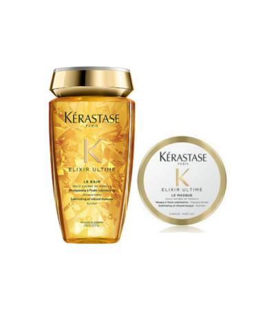 Kerastase Gift Elixir Ultime Oleo Riche Shampoo 250ml + 75ml Hair Mask