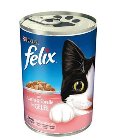 FELIX Felix Salmon Cat Canned Food 400gr 12 Pieces Advantage Package