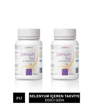 LeeRoy Selenium 90 Tablets 2 Pack