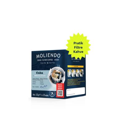 Moliendo Cuba Serrano Lavado Practical Filter Coffee 10x10 G.