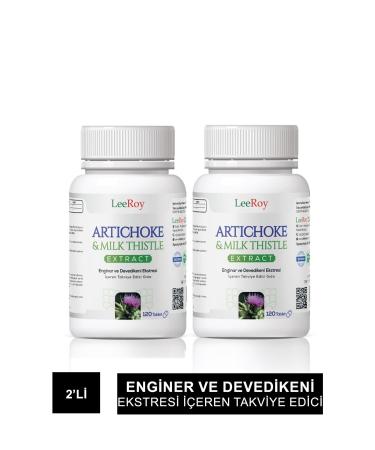 LeeRoy Artichoke & Milk Thistle 120 Tablets 2 Pack