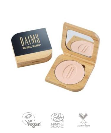 baims Mineral Pressed Powder Organic Vegan Powder