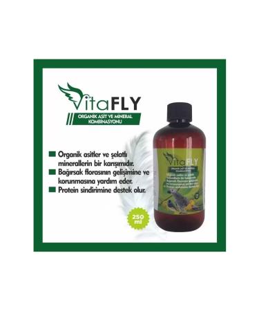 MALATYAYEM Organic Acid and Mineral Combination 250 ml (For Cage Birds)