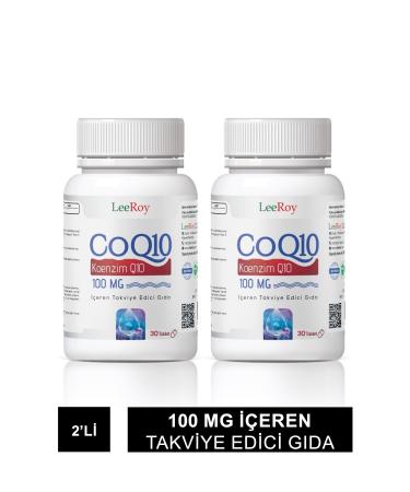 LeeRoy Coq10 100mg 30 Tablets 2 Pack