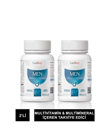 LeeRoy Men Multivitamin & Multimineral 90 Tablets 2 Pack