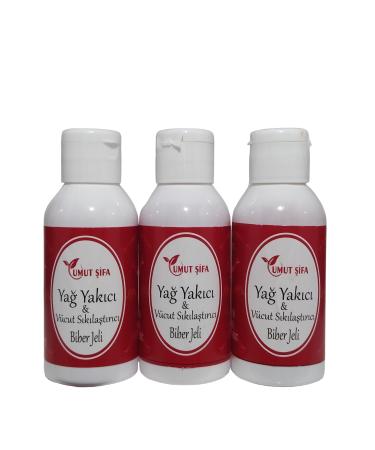 UMUT FA Fat Burning and Firming Pepper Gel 3 Pieces 125 Ml