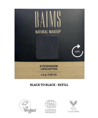 baims Eyeshadow Quad Palette (QUAD EYESHADOW) Refill Organic Vegan Eyeshadow