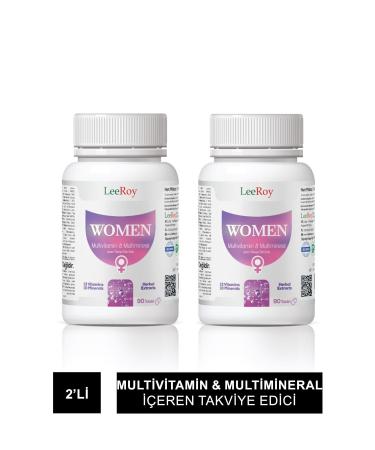 LeeRoy Women Multivitamin & Multimineral 90 Tablets 2 Pack