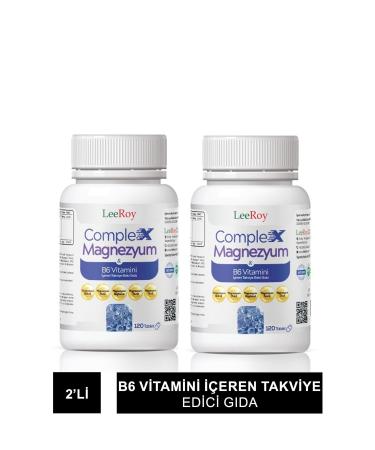LeeRoy Magnesium Complex 120 Tablets 2 Pack