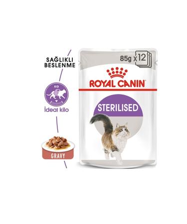Royal Canin Gravy Sterilized Wet Cat Food 85 Gr X 12 Pieces