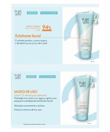 Oriflame Pure Skin Smothing Face Scrub 75ml. 41675