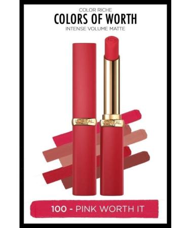 L'Oreal Paris Intense Matte Bold Colors Plumping Long-lasting Lipstick Series 5 - Buy Online on GoSupps.com