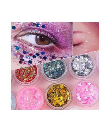 Lusso Cosmetics Gel Form Eye Hair Body Face Nail Shine Glitter - Buy Online on GoSupps.com