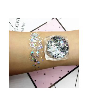 Lusso Cosmetics Gel Form Eye Hair Body Face Nail Shine Glitter