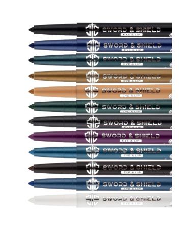 Sword & Shield 12 Colour Neon Eyeliner Set with Lift