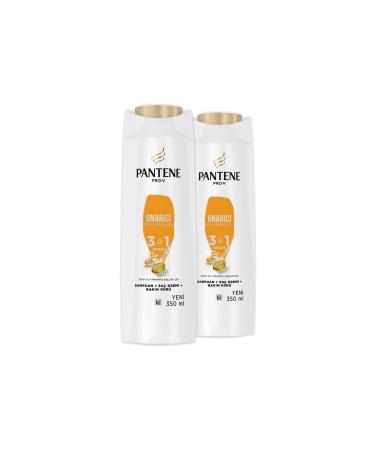 Pantene Shampoo Pro-v Repair and Protection 3 in 1 350 Ml X 2