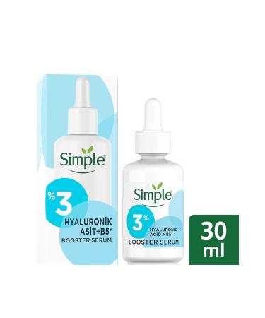 Simple Booster Serum %3 Hyaluronic Acid + B5 30 Ml--Unique Beauty-- - Buy Online on GoSupps.com