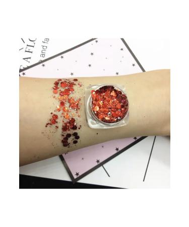 Lusso Cosmetics Gel Form Eye Hair Body Face Nail Shine Glitter