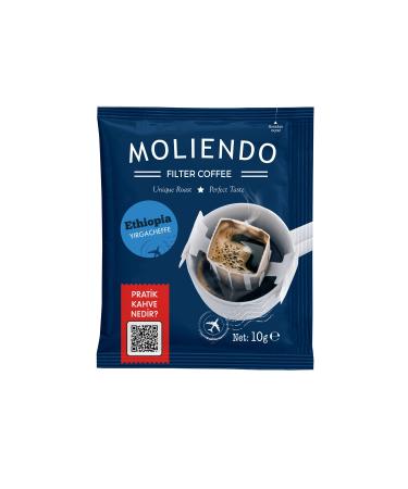 Moliendo Ethiopia Yirgacheffe Practical Filter Coffee Advantage Package 2 X 10 Total 20 Pieces - Buy Online on GoSupps.com