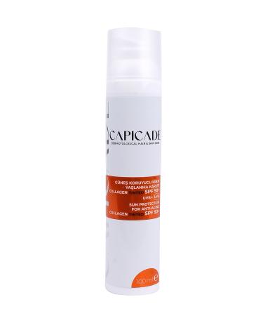 Capicade Sunscreen Cream Anti-Aging Collagen Tinted Spf50+ 100ml(new packaging) - Buy Online on GoSupps.com