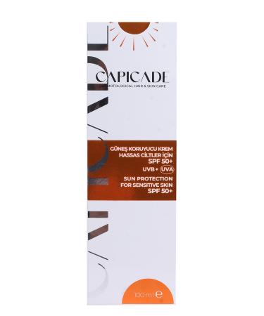 Capicade Sunscreen Cream For Sensitive Skin Spf50+ 100ml(new packaging)