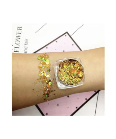 Lusso Cosmetics Gel Form Eye Hair Body Face Nail Shine Glitter