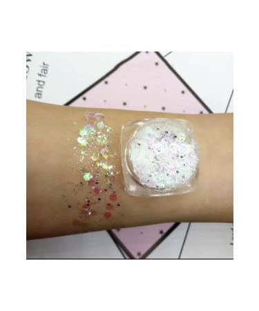 Lusso Cosmetics Gel Form Eye Hair Body Face Nail Shine Glitter