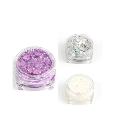Lusso Cosmetics Gel Form Eye Hair Body Face Nail Shine Glitter Set