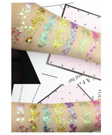 Lusso Cosmetics Gel Form Eye Hair Body Face Nail Shine Glitter - Buy Online on GoSupps.com