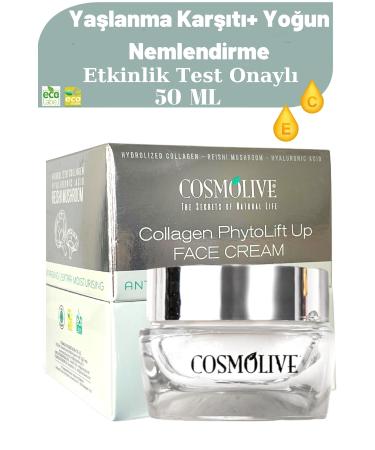 Cosmolive Anti-Aging and Anti-Wrinkle Moisturizer Face Under Eye Skin Cream Night Oily Water Based Dry