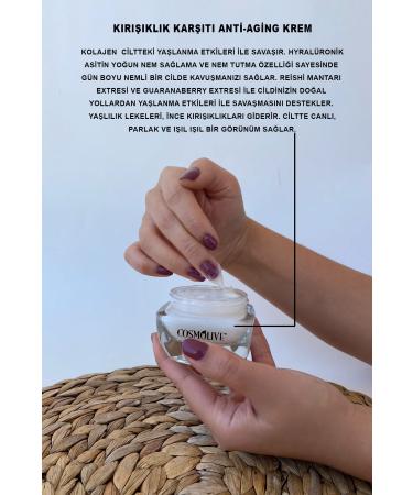 Cosmolive Anti-Aging and Anti-Wrinkle Moisturizer Face Under Eye Skin Cream Night Oily Water Based Dry - Buy Online on GoSupps.com