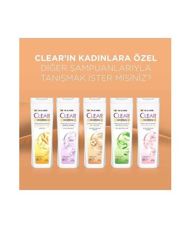 Clear Women Anti-Dandruff Shampoo Clay Therapy Purified and Soft Hair 350 ml Dm - Buy Online on GoSupps.com