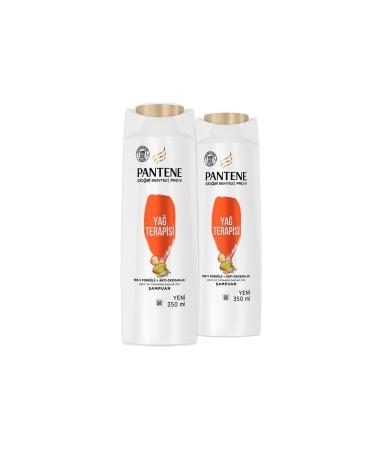 Pantene Shampoo Pro-v Natural Synthesis Oil Therapy 350 Ml X 2
