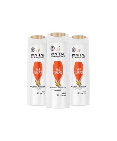 Pantene Shampoo Pro-v Natural Synthesis Oil Therapy 350 Ml X 3