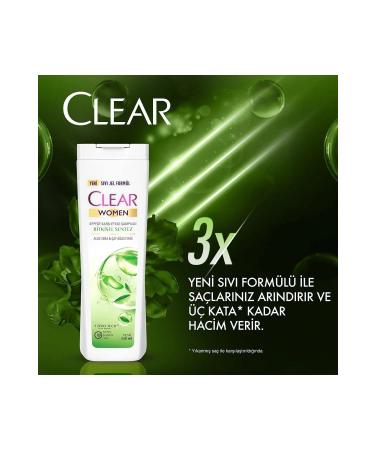 Clear Women Anti-Dandruff Shampoo Herbal Synthesis Aloe Vera & Tea Tree Oil 350 ml