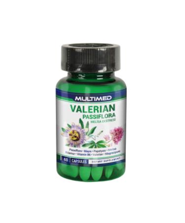 Multimed Valerian Root Catnip Extract & Passionflower 60 Capsules