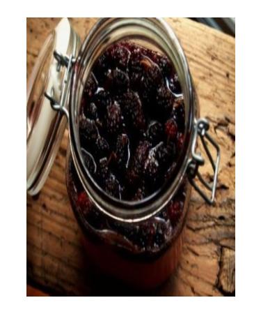 Strong Black Mulberry Jam Homemade 500gr