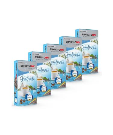 ESPRESSOMM Single Origin Guatemala Aluminum Coffee Capsules (50 Pieces) - Nespresso Compatible*