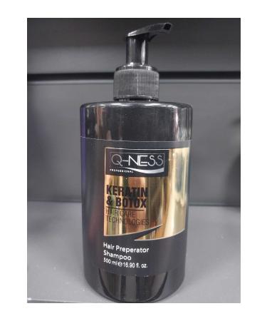 Q-NESS PROFESSIONAL Keratin & Botox Hair Care Technologies Shampoo 500 Ml