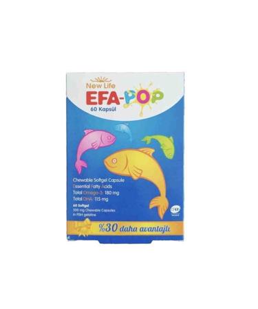 New Life Efa Pop 60 Capsules