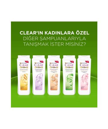 Clear Women Anti-Dandruff Shampoo Herbal Synthesis Aloe Vera & Tea Tree Oil 350 ml - Buy Online on GoSupps.com