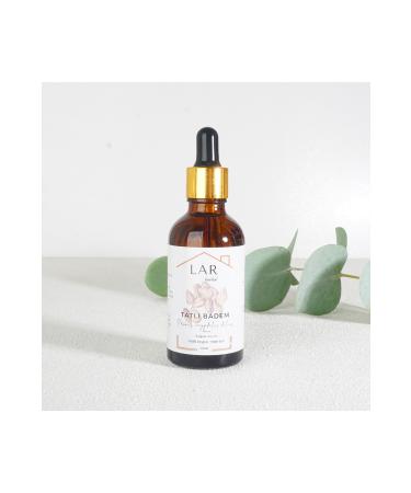 LAR Herbal 0 Natural and Pure Cold Pressed Sweet Almond Oil - 50 ml