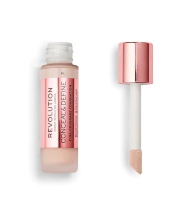 Revolution Conceal & Define Foundation Intensive Coverage Oil-Free Foundation F1 - Buy Online on GoSupps.com