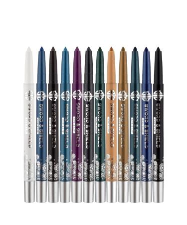 Sword & Shield 12 Colour Neon Eyeliner Set with Lift - Buy Online on GoSupps.com