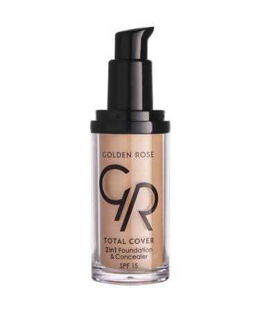 Golden Rose Total Cover 2in1 Foundation&concealer No: 07 Natural - Concealer&foundation - Buy Online on GoSupps.com