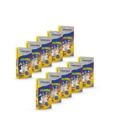ESPRESSOMM Single Origin Colombia Aluminum Coffee Capsules (100 Pieces) - Nespresso Compatible*