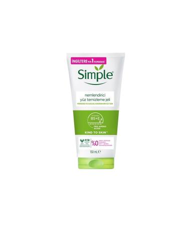 Simple Kind To Skin Moisturizing Facial Cleansing Gel B5 Vitamin E Smooth And Healthy Skin 150 ml
