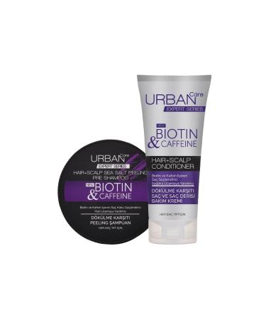 Urban Care Expert Biotin & Caffeine Peeling Shampoo and Conditioner